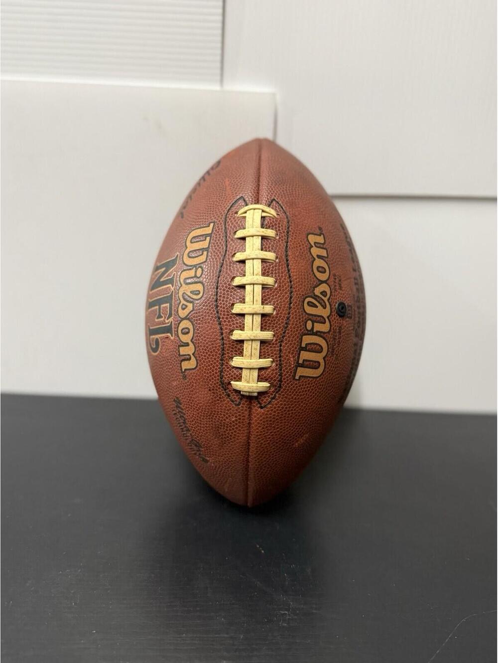 Wilson NFL Football Official Size Composite Leather Game Ball Backyard Ready
